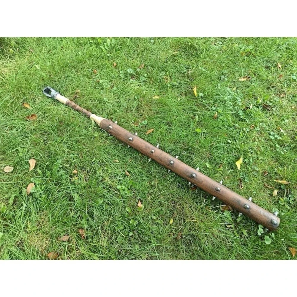 LARP Mace Cosplay‎ Samurai Stick Foam Spiked Club Comic-con / Dragoncon Sword